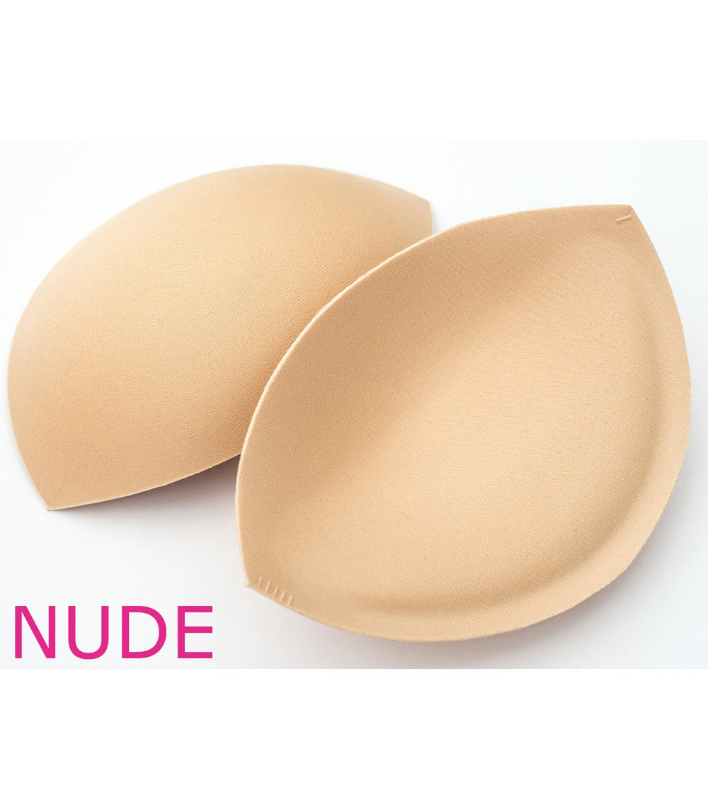 Sew In Bra Cups - Non Push Up - Liner Cups For Wedding Dresses - Nude 